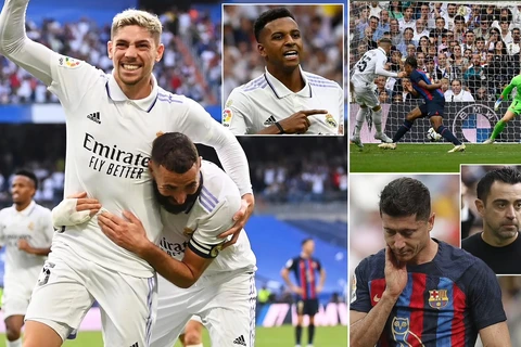 Hình ảnh đáng nhớ trong chiến thắng của Real Madrid trước Barcelona