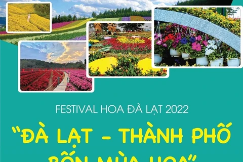 Festival Hoa Đà Lạt 2022: “Đà Lạt - Thành phố bốn mùa hoa”