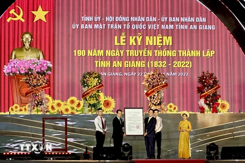 Kỷ niệm 190 năm ngày truyền thống thành lập tỉnh An Giang