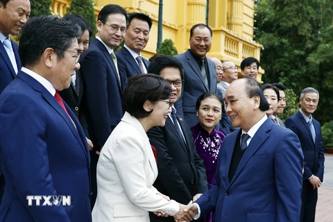 Chủ tịch nước gặp mặt các tổ chức người Hàn Quốc tại Việt Nam