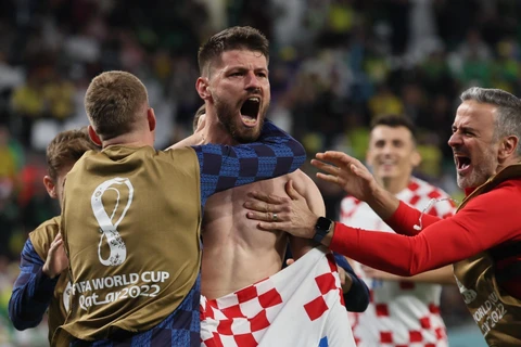 Bruno Petkovic góp công lớn giúp Croatia giành chiến thắng. (Nguồn: Getty Images)