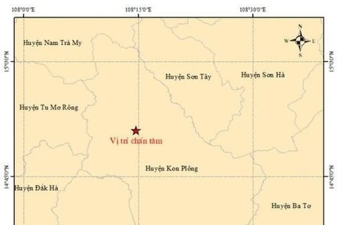 Kon Tum: Huyện Kon Plông xảy ra 4 trận động đất liên tiếp