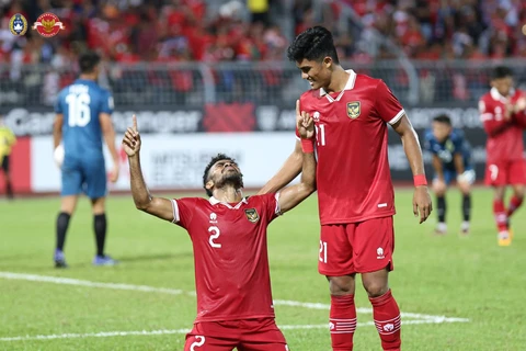 Indonesia dễ dàng giành chiến thắng trước Brunei. (Nguồn: PSSI)