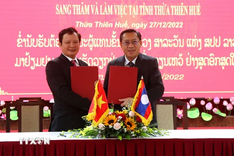 Thừa Thiên-Huế tăng cường hợp tác và hỗ trợ tỉnh Salavan của Lào