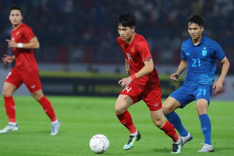 Tuyển Việt Nam không thể đánh bại Thái Lan để vô địch AFF Cup 2022. (Ảnh: Vietnam+)