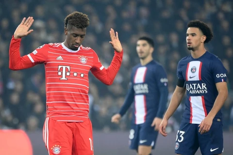 Kingsley Coman ghi bàn giúp Bayern đánh bại Paris Saint-Germain
