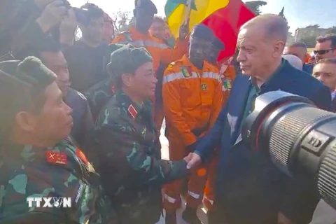 Tổng thống Thổ Nhĩ Kỳ gặp gỡ trực tiếp, cảm ơn đội cứu hộ Việt Nam