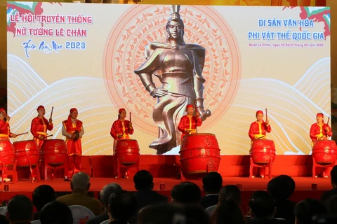 Hải Phòng: Khai mạc Lễ hội truyền thống Nữ tướng Lê Chân năm 2023