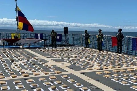Quân đội Venezuela thu giữ gần 1 tấn cần sa trên biển Caribe