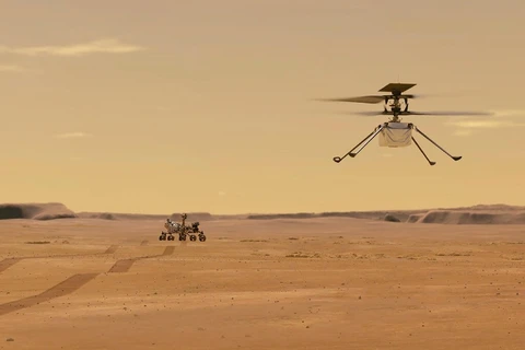 Trực thăng Ingenuity hướng tới kỷ lục mới về độ cao trên Sao Hỏa