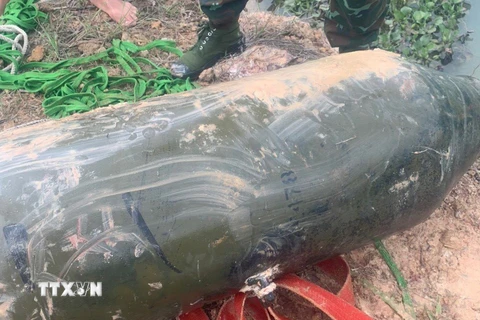 Bình Phước: Phát hiện quả bom nặng 300kg còn sót lại sau chiến tranh
