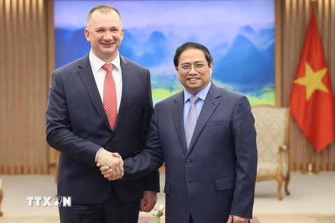 Thủ tướng Phạm Minh Chính tiếp Bộ trưởng Bộ Nội vụ Belarus