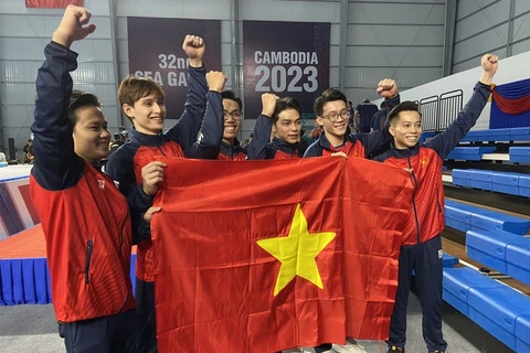Đội tuyển Thể dục Dụng cụ giành HCV đầu tiên tại SEA Games 32