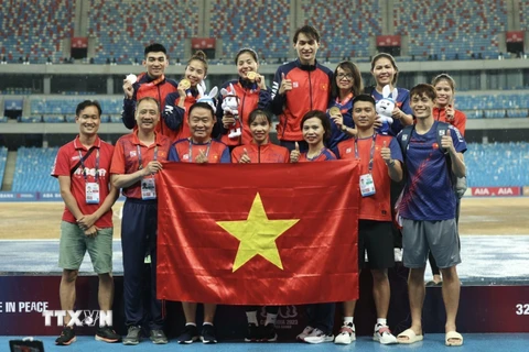 Bảng tổng sắp huy chương SEA Games 32: Việt Nam sắp vượt Campuchia