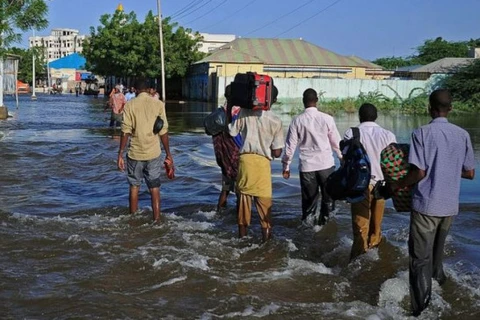 200.000 người phải sơ tán do lũ lụt ở miền Trung Somalia 