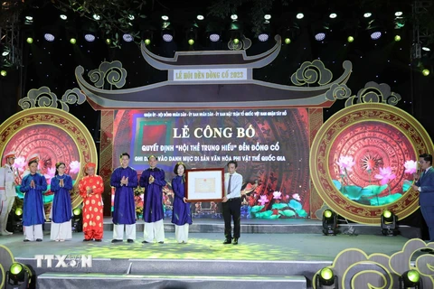 Hà Nội: Lễ kỷ niệm 995 năm Hội thề Trung hiếu đền Đồng Cổ