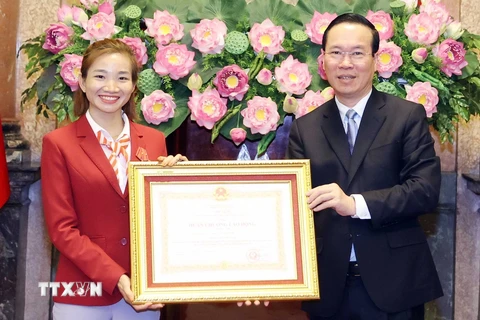 Chủ tịch nước biểu dương các 'gương mặt vàng' của Thể thao Việt Nam