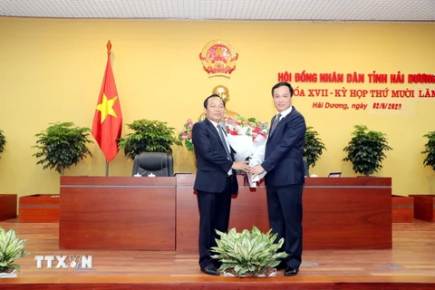 Ông Lê Văn Hiệu được bầu giữ chức Chủ tịch HĐND tỉnh Hải Dương