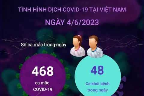 [Infographics] Tình hình dịch bệnh COVID-19 tại Việt Nam ngày 4/6