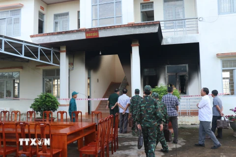 [Photo] Kiểm tra hiện trường vụ dùng súng tấn công tại Đắk Lắk