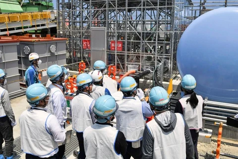Nhật Bản bắt đầu kiểm tra hệ thống xả thải của nhà máy Fukushima số 1