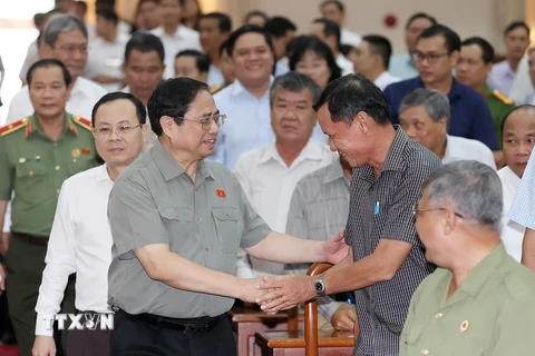 Thủ tướng Chính phủ Phạm Minh Chính tiếp xúc cử tri thành phố Cần Thơ