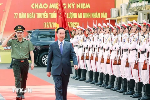 Chủ tịch nước Võ Văn Thưởng thăm Cục An ninh Chính trị Nội bộ