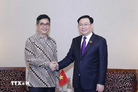 Chủ tịch Quốc hội tiếp Chủ tịch Phòng Thương mại-Công nghiệp Indonesia
