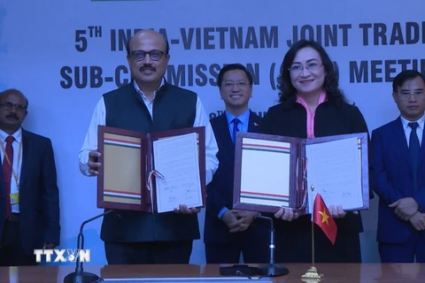 Việt Nam và Ấn Độ tổ chức cuộc họp thứ 5 Tiểu ban Thương mại hỗn hợp