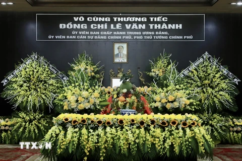 [Photo] Tổ chức trọng thể Lễ tang Phó Thủ tướng Lê Văn Thành