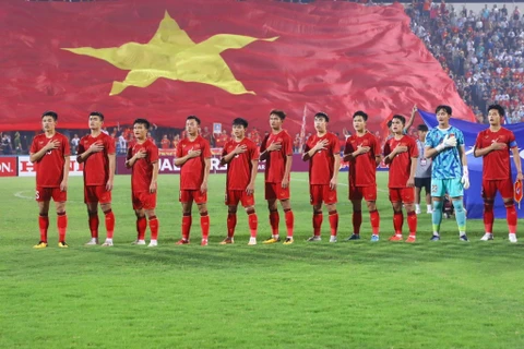 U23 Việt Nam lần thứ 5 giành vé dự Giải U23 châu Á. (Ảnh: TTXVN)