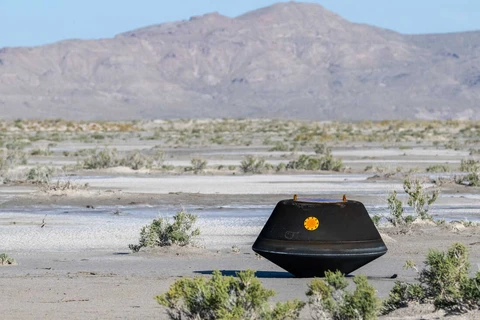 Cơ quan Hàng không và Vũ trụ Mỹ đưa mẫu vật tiểu hành tinh về Trái Đất
