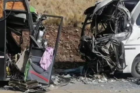 Peru: Nhiều thương vong trong vụ hai xe buýt chở khách đâm nhau