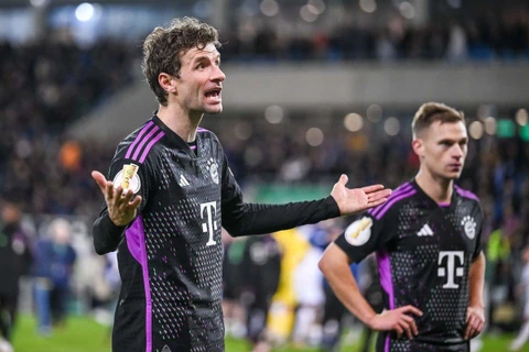 Bayern bị loại khỏi đấu trường Cúp Quốc gia Đức. (Nguồn: Getty Images)