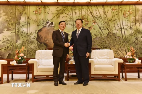 Phó Thủ tướng Trần Hồng Hà tiếp Thị trưởng Thượng Hải Cung Chính