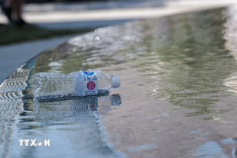 Vỏ chai nhựa. (Ảnh: AFP/TTXVN)