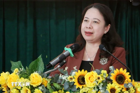 Phó Chủ tịch nước Võ Thị Ánh Xuân. (Ảnh: Công Mạo/TTXVN)