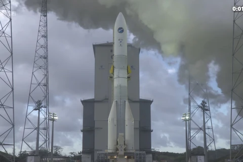 Tên lửa đẩy Ariane 6 vượt qua cuộc thử nghiệm. (Nguồn: ESA webcast)