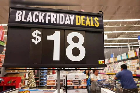 Các chương trình giảm giá dịp Black Friday ở Mỹ được cho là sẽ rất lớn. (Nguồn: AFP)