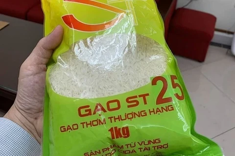 Gạo ST25. (Nguồn: Vietnam+)