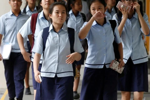 Một học sinh Singapore có thành tích học tập cao hơn các bạn cùng lứa ở các nước khác từ 3-5 năm học. (Nguồn: Reuters)