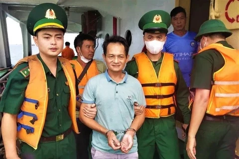 Lê Văn Nghinh bị bắt khi đang trên tàu An Hưng 45. (Nguồn: VOV)