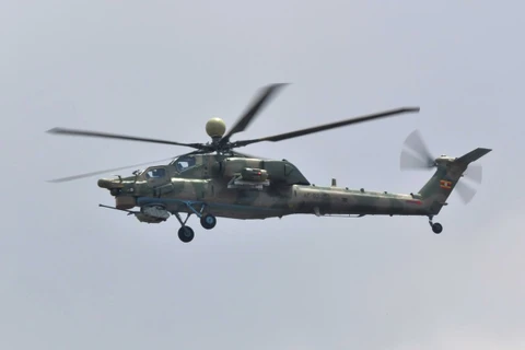 Máy bay trực thăng chiến đấu Mi-28. 