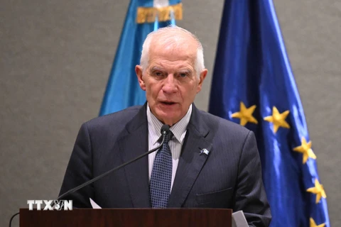 Đại diện cấp cao về chính sách đối ngoại và an ninh của Liên minh châu Âu (EU) Josep Borrell. (Ảnh: AFP/TTXVN)