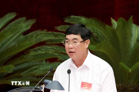 Ông Trần Đình Văn, Phó Bí thư Thường trực Tỉnh ủy Lâm Đồng. (Ảnh: Phương Hoa/TTXVN)