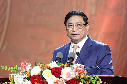 Thủ tướng Phạm Minh Chính dự Lễ trao Giải Búa liềm Vàng lần thứ VIII-năm 2023