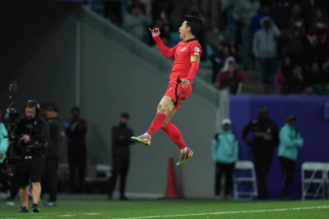 Son Heung-min tỏa sáng đưa Hàn Quốc vào bán kết. (Nguồn: Getty Images)
