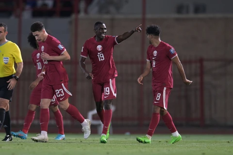Qatar vào vòng loại thứ 3 với 12 điểm tuyệt đối. (Nguồn: AFC)