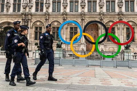 Pháp tăng cường an ninh cho Olympic Paris 2024. (Nguồn: AFP)