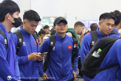 Đội tuyển U23 Việt Nam tự tin lên đường sang Qatar dự Vòng chung kết U23 châu Á 2024. (Nguồn: VFF)